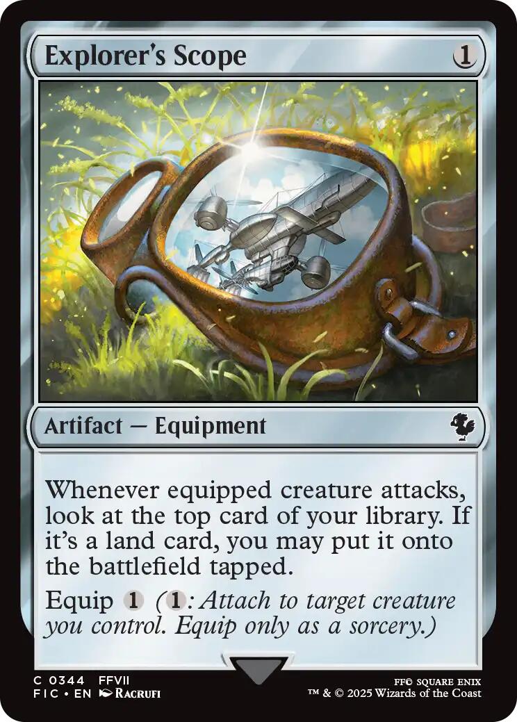 Explorer's Scope (Surge Foil) [FINAL FANTASY Commander] | Magic Magpie
