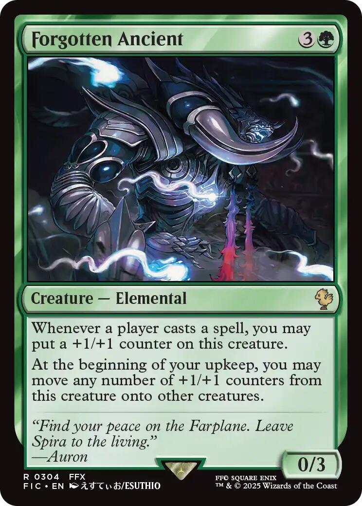 Forgotten Ancient (Surge Foil) [FINAL FANTASY Commander] | Magic Magpie