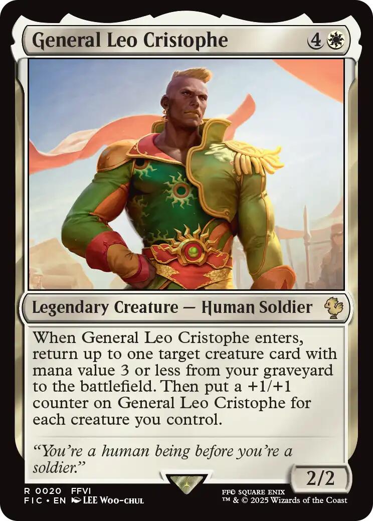 General Leo Cristophe (Surge Foil) [FINAL FANTASY Commander] | Magic Magpie