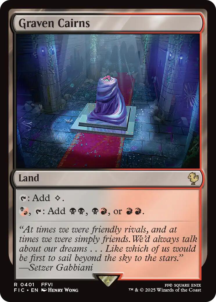 Graven Cairns (Surge Foil) [FINAL FANTASY Commander] | Magic Magpie
