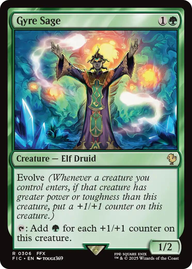 Gyre Sage (Surge Foil) [FINAL FANTASY Commander] | Magic Magpie