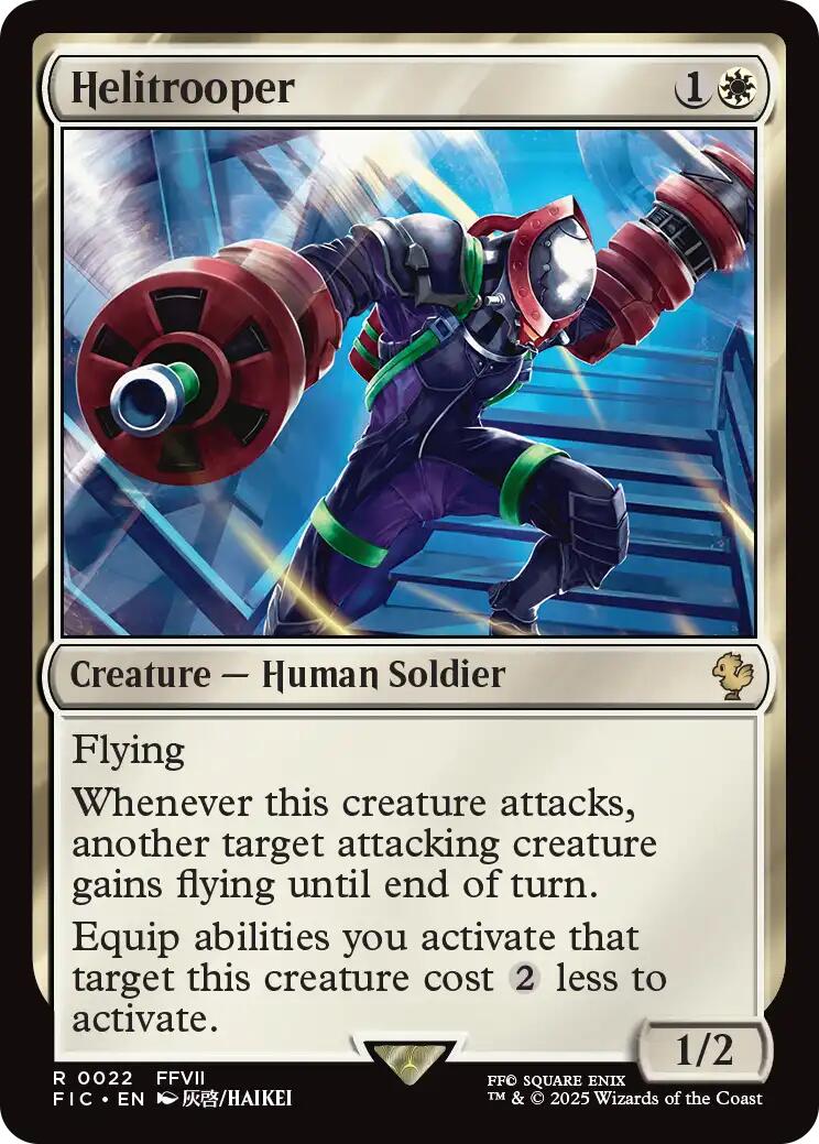 Helitrooper (Surge Foil) [FINAL FANTASY Commander] | Magic Magpie