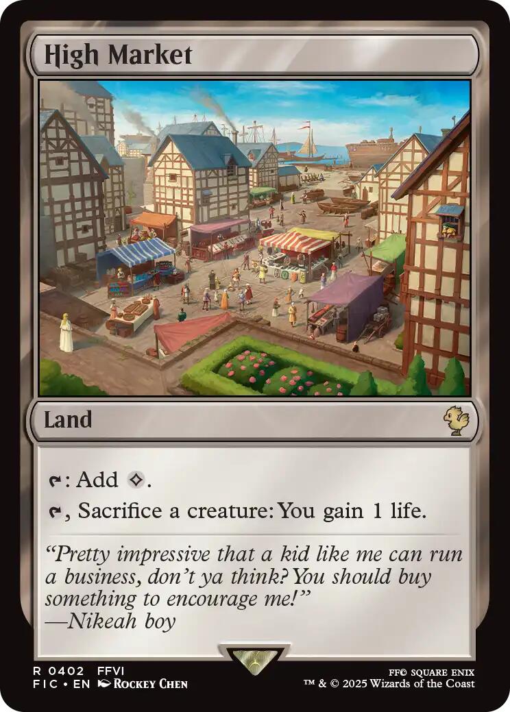High Market (Surge Foil) [FINAL FANTASY Commander] | Magic Magpie