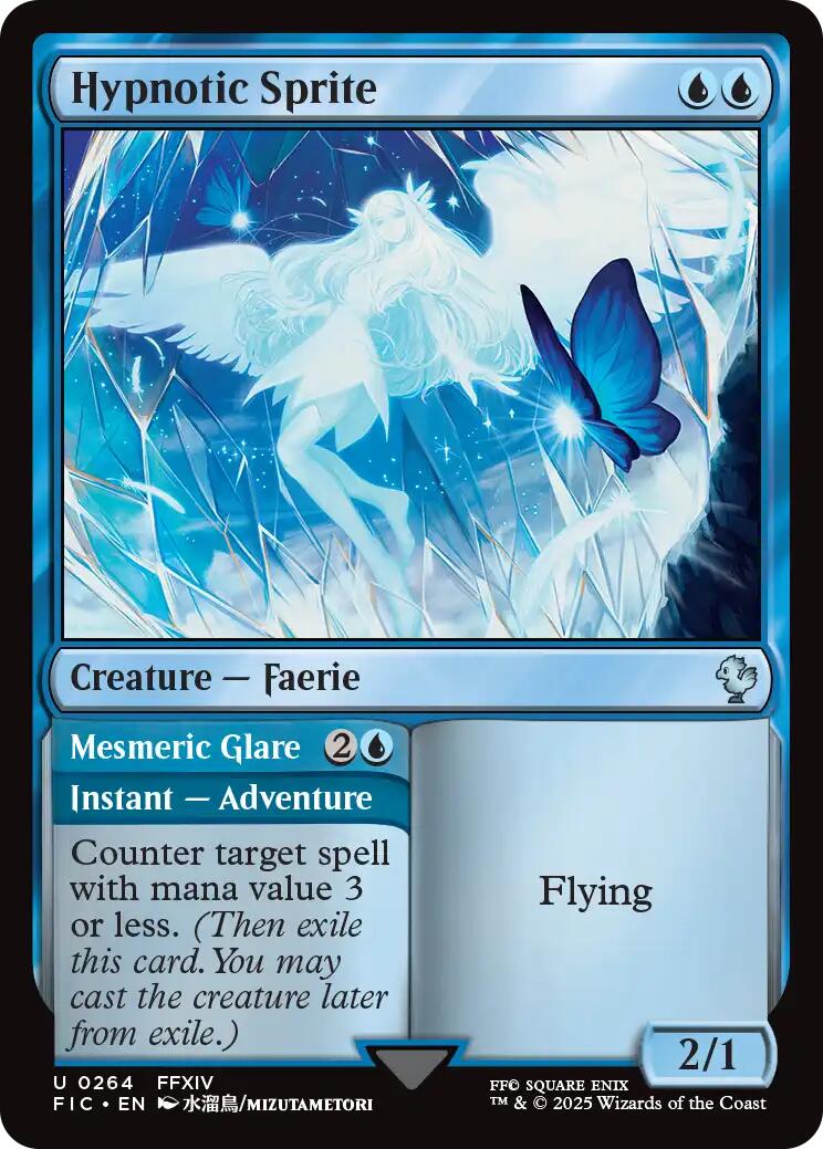 Hypnotic Sprite (Surge Foil) [FINAL FANTASY Commander] | Magic Magpie