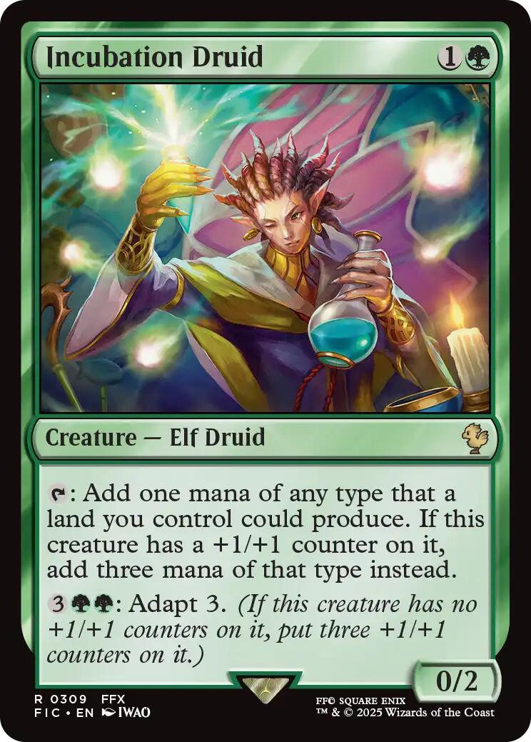 Incubation Druid (Surge Foil) [FINAL FANTASY Commander] | Magic Magpie