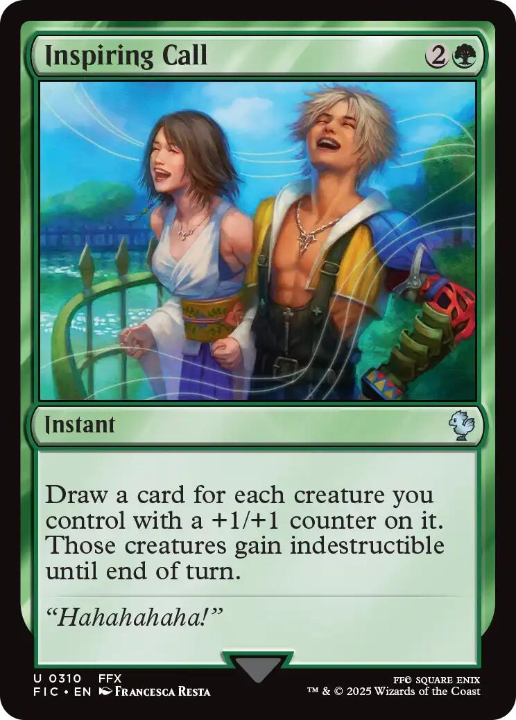 Inspiring Call (Surge Foil) [FINAL FANTASY Commander] | Magic Magpie