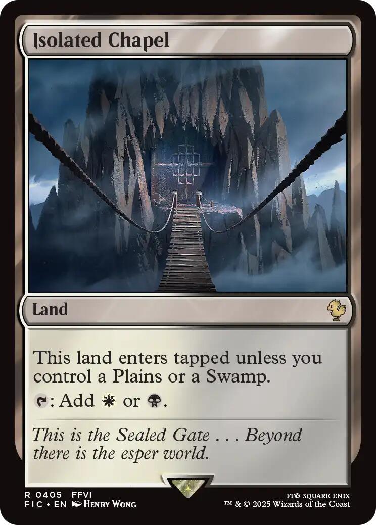 Isolated Chapel (Surge Foil) [FINAL FANTASY Commander] | Magic Magpie