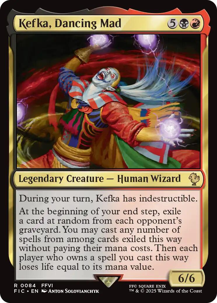 Kefka, Dancing Mad (Surge Foil) [FINAL FANTASY Commander] | Magic Magpie