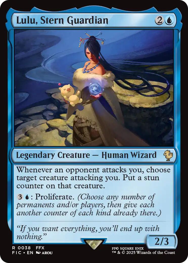 Lulu, Stern Guardian (Surge Foil) [FINAL FANTASY Commander] | Magic Magpie