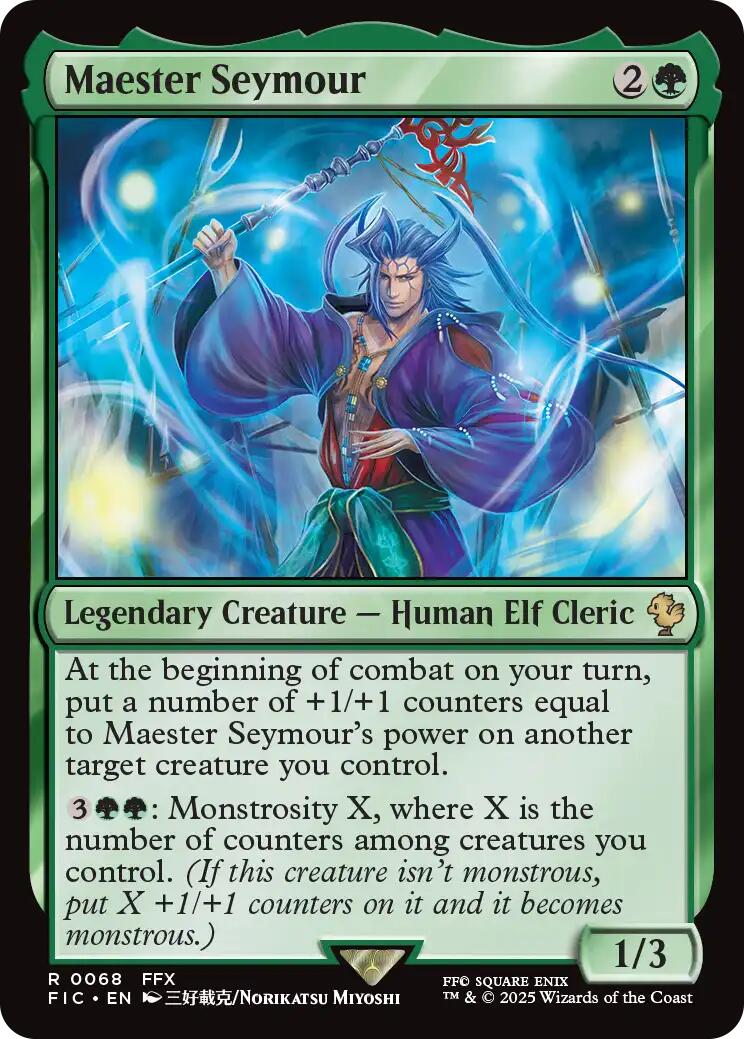 Maester Seymour (Surge Foil) [FINAL FANTASY Commander] | Magic Magpie