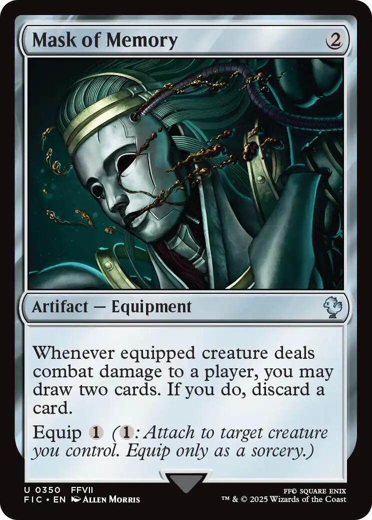 Mask of Memory (Surge Foil) [FINAL FANTASY Commander] | Magic Magpie
