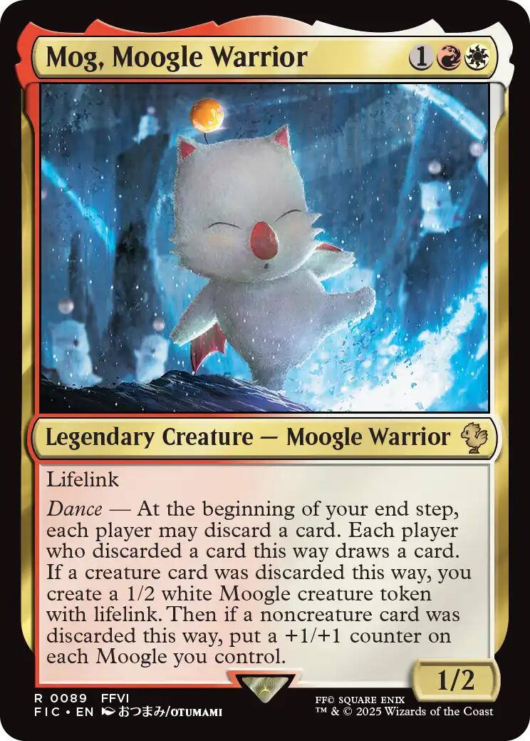 Mog, Moogle Warrior (Surge Foil) [FINAL FANTASY Commander] | Magic Magpie