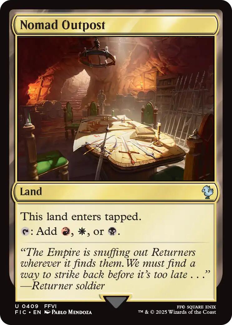 Nomad Outpost (Surge Foil) [FINAL FANTASY Commander] | Magic Magpie