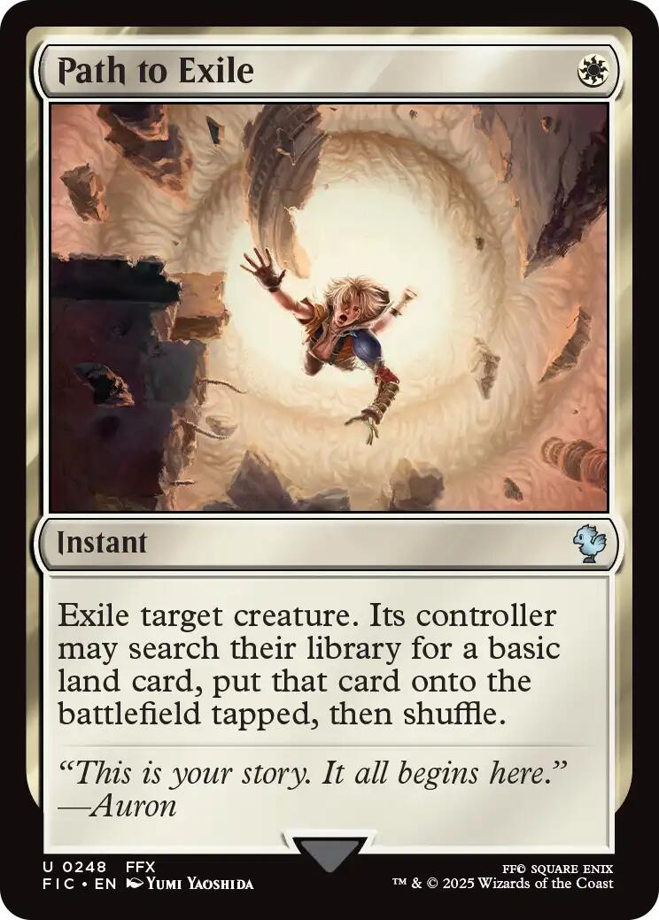 Path to Exile (Surge Foil) [FINAL FANTASY Commander] | Magic Magpie