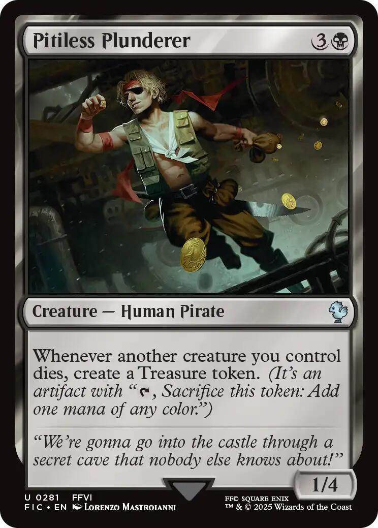Pitiless Plunderer (Surge Foil) [FINAL FANTASY Commander] | Magic Magpie
