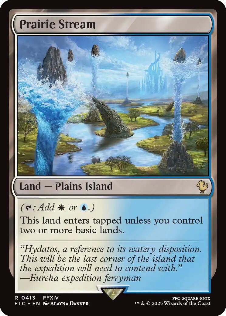 Prairie Stream (Surge Foil) [FINAL FANTASY Commander] | Magic Magpie