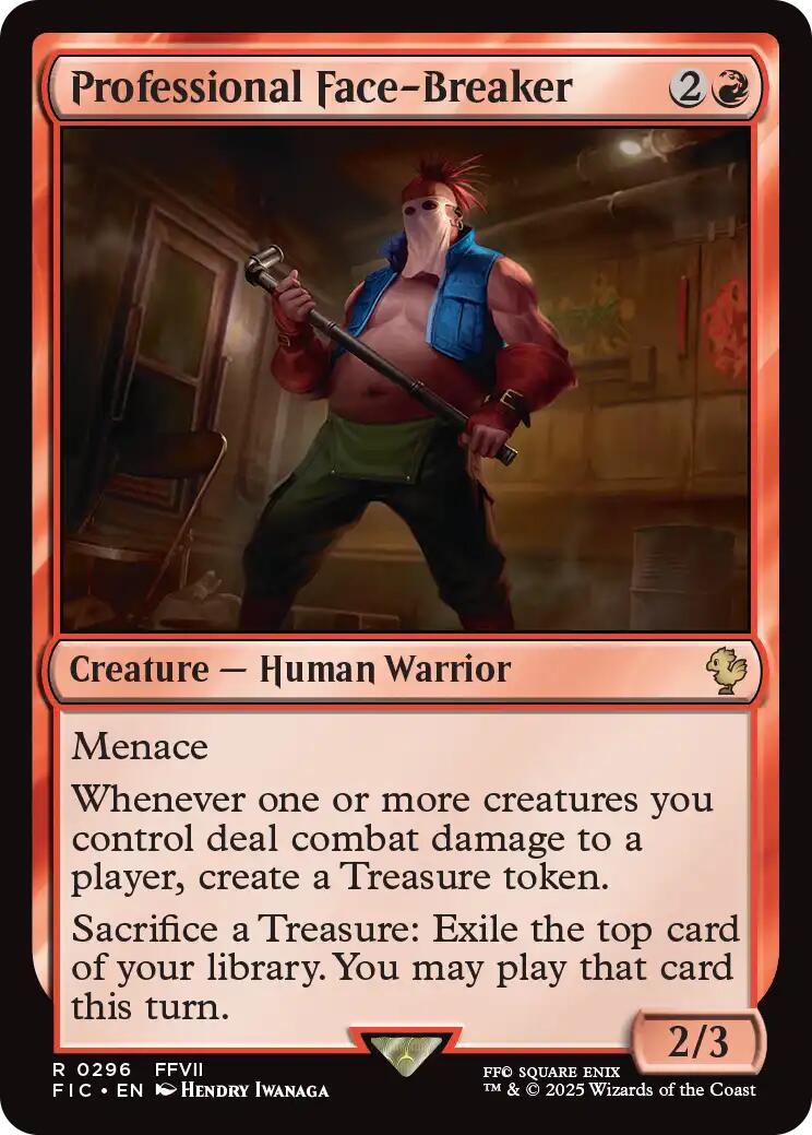 Professional Face-Breaker (Surge Foil) [FINAL FANTASY Commander] | Magic Magpie