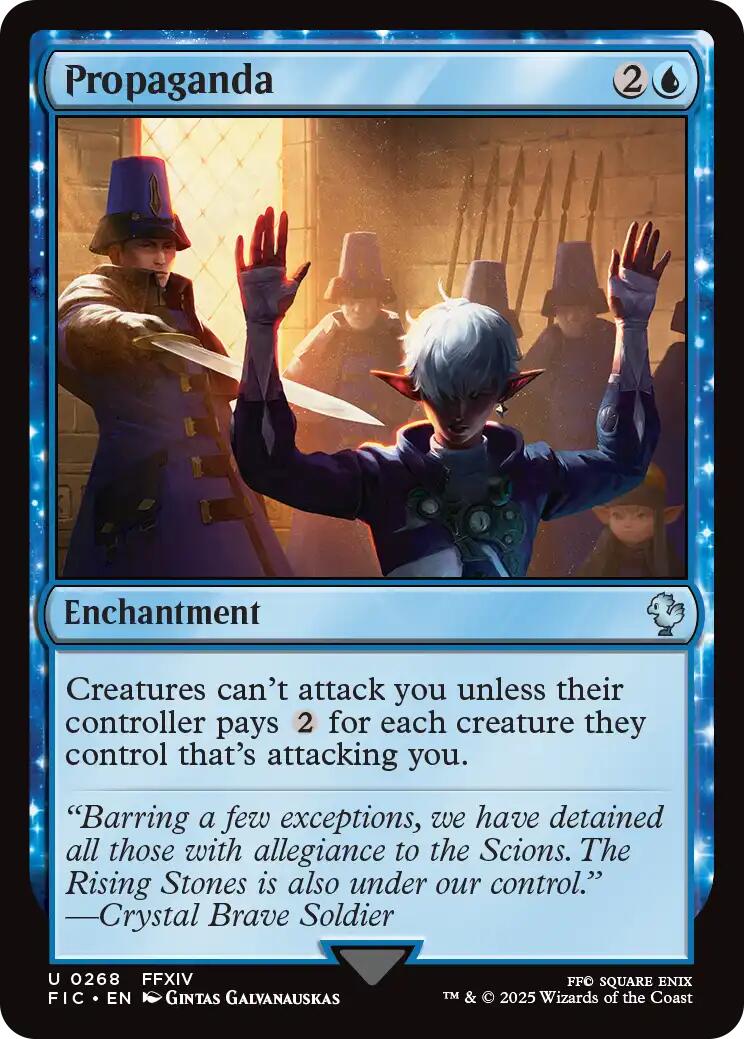 Propaganda (Surge Foil) [FINAL FANTASY Commander] | Magic Magpie
