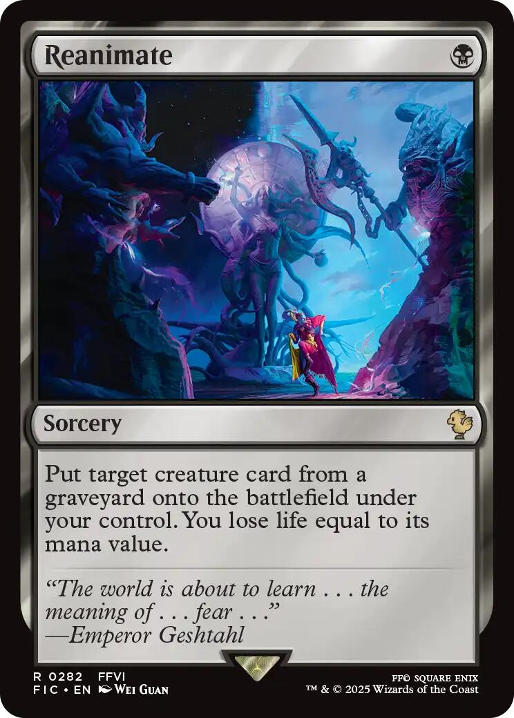 Reanimate (Surge Foil) [FINAL FANTASY Commander] | Magic Magpie