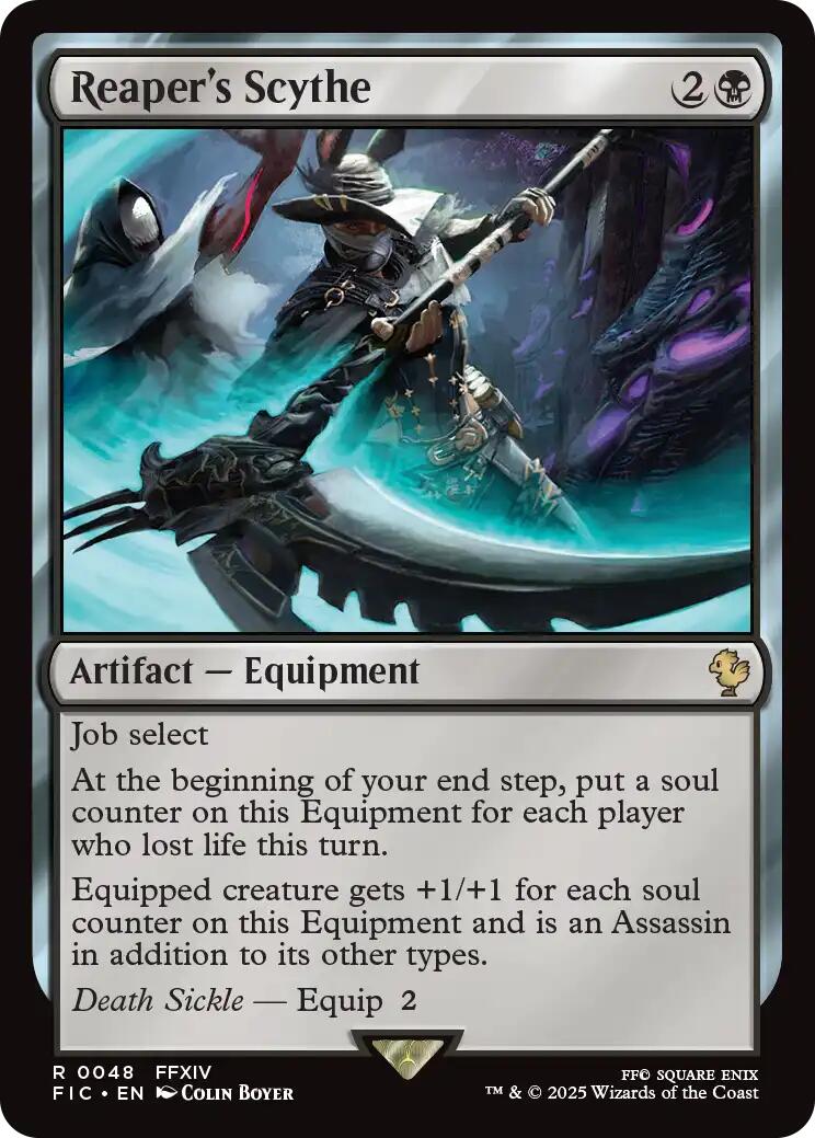 Reaper's Scythe (Surge Foil) [FINAL FANTASY Commander] | Magic Magpie