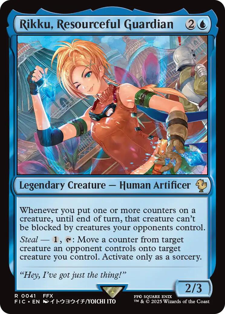 Rikku, Resourceful Guardian (Surge Foil) [FINAL FANTASY Commander] | Magic Magpie