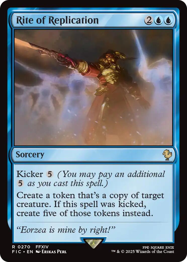 Rite of Replication (Surge Foil) [FINAL FANTASY Commander] | Magic Magpie