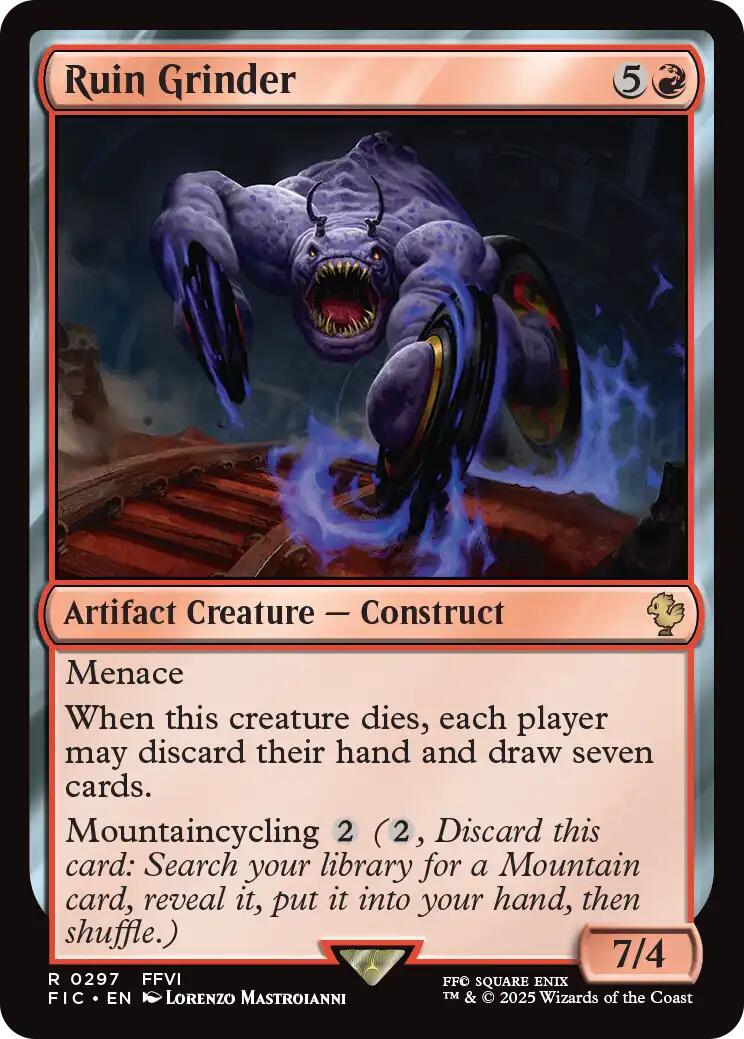 Ruin Grinder (Surge Foil) [FINAL FANTASY Commander] | Magic Magpie