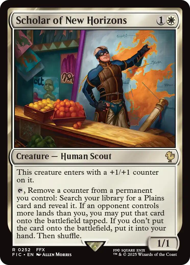 Scholar of New Horizons (Surge Foil) [FINAL FANTASY Commander] | Magic Magpie