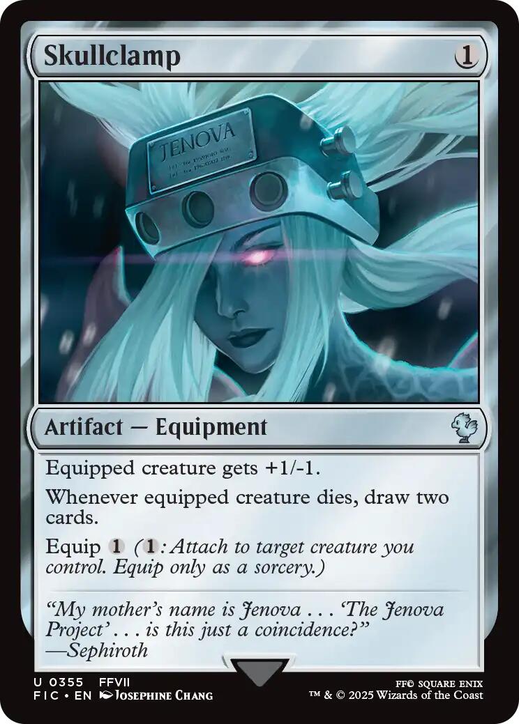 Skullclamp (Surge Foil) [FINAL FANTASY Commander] | Magic Magpie
