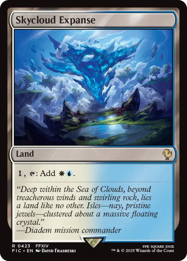 Skycloud Expanse (Surge Foil) [FINAL FANTASY Commander] | Magic Magpie