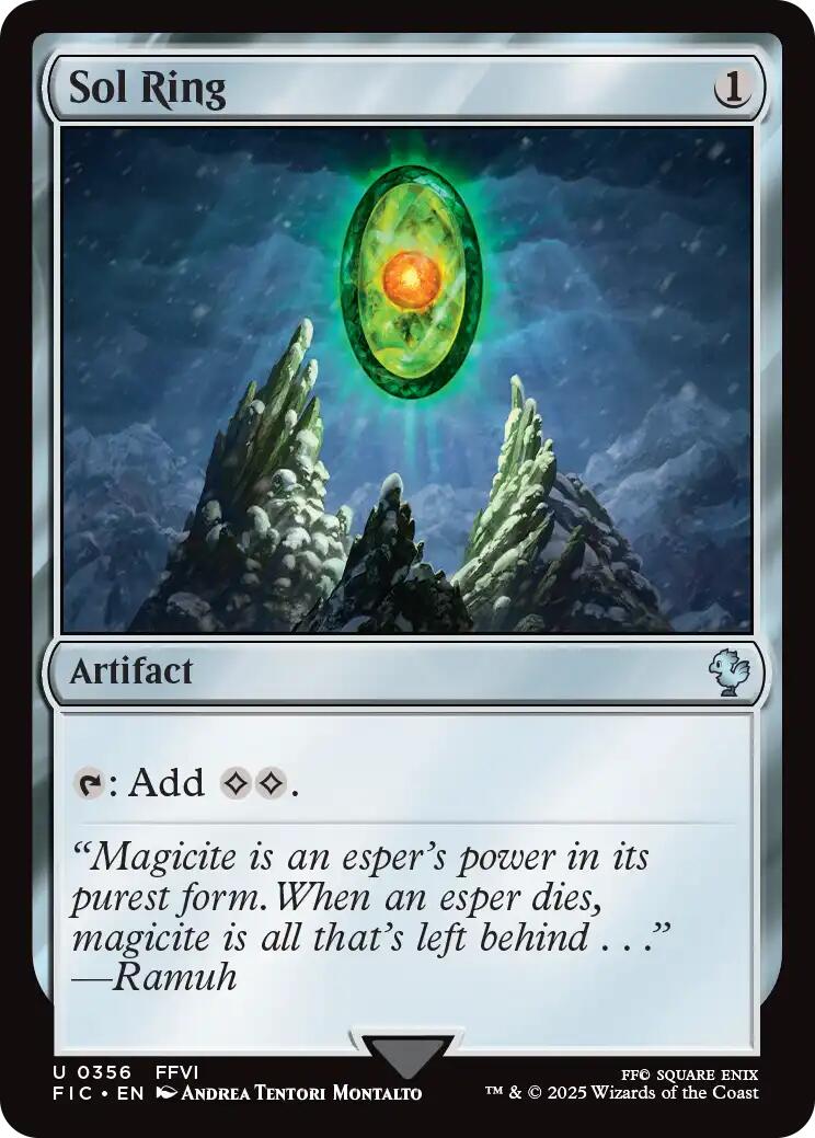 Sol Ring (0356) (Surge Foil) [FINAL FANTASY Commander] | Magic Magpie