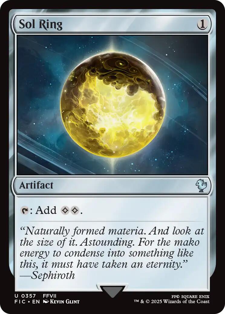 Sol Ring (0357) (Surge Foil) [FINAL FANTASY Commander] | Magic Magpie