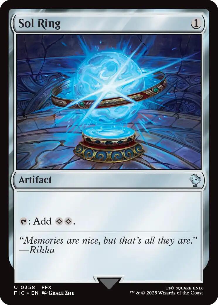 Sol Ring (0358) (Surge Foil) [FINAL FANTASY Commander] | Magic Magpie