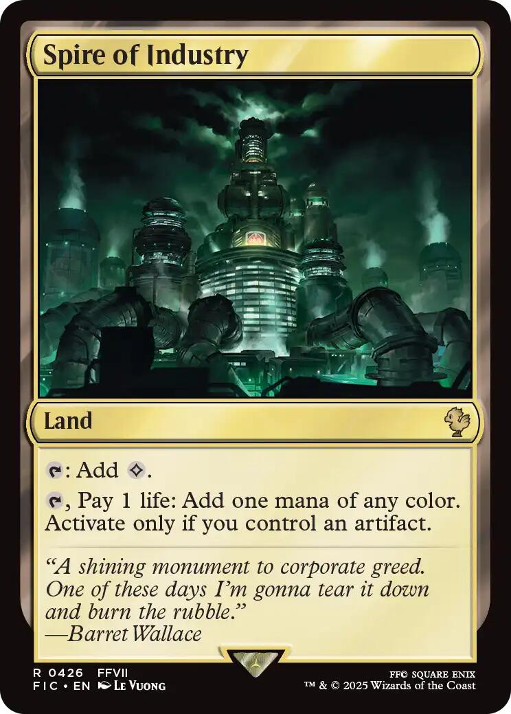 Spire of Industry (Surge Foil) [FINAL FANTASY Commander] | Magic Magpie