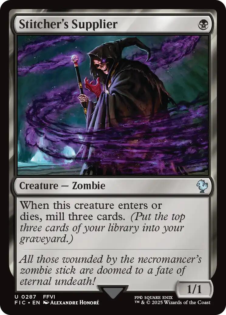 Stitcher's Supplier (Surge Foil) [FINAL FANTASY Commander] | Magic Magpie