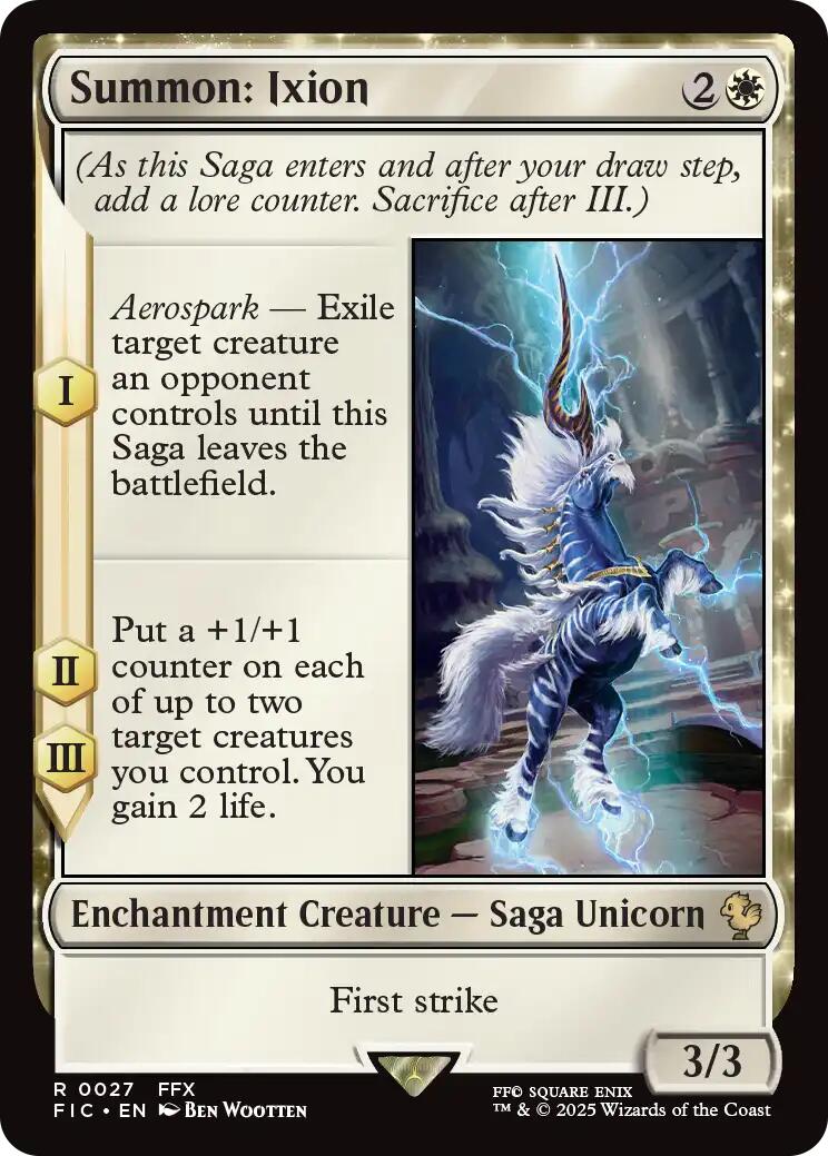 Summon: Ixion (Surge Foil) [FINAL FANTASY Commander] | Magic Magpie