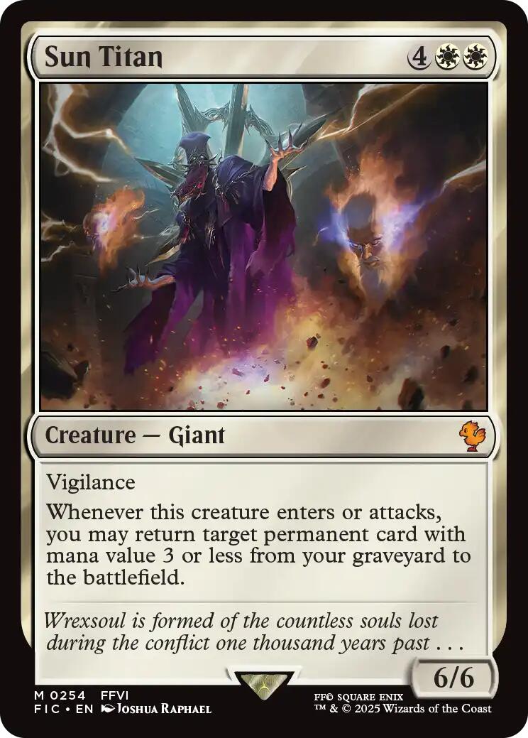 Sun Titan (Surge Foil) [FINAL FANTASY Commander] | Magic Magpie