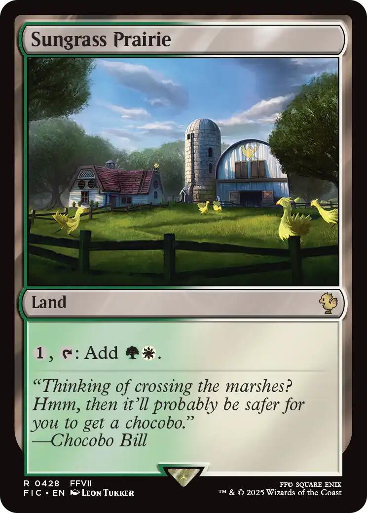 Sungrass Prairie (Surge Foil) [FINAL FANTASY Commander] | Magic Magpie