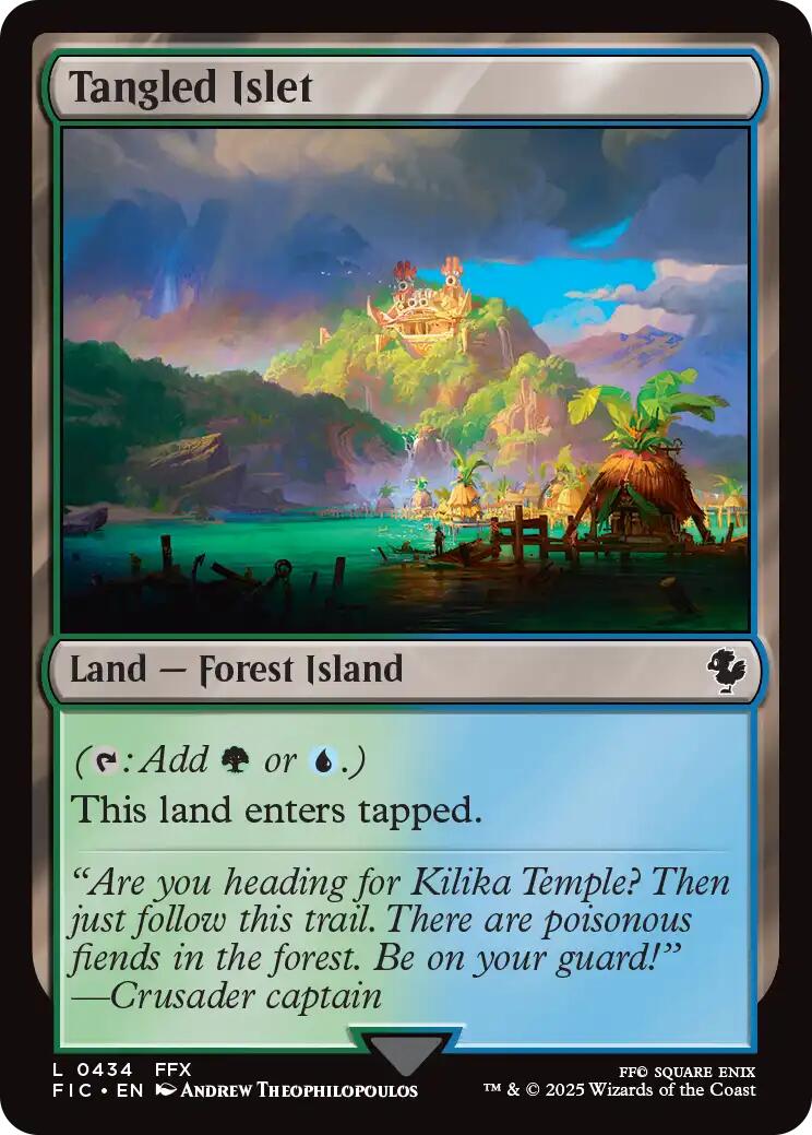 Tangled Islet (Surge Foil) [FINAL FANTASY Commander] | Magic Magpie