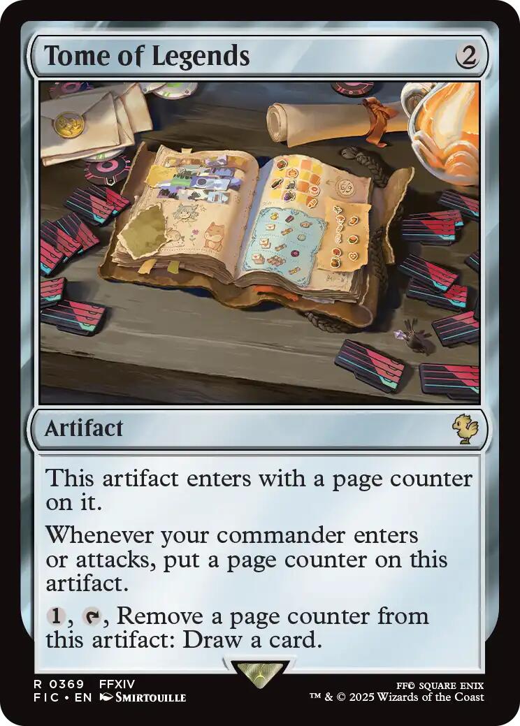 Tome of Legends (Surge Foil) [FINAL FANTASY Commander] | Magic Magpie