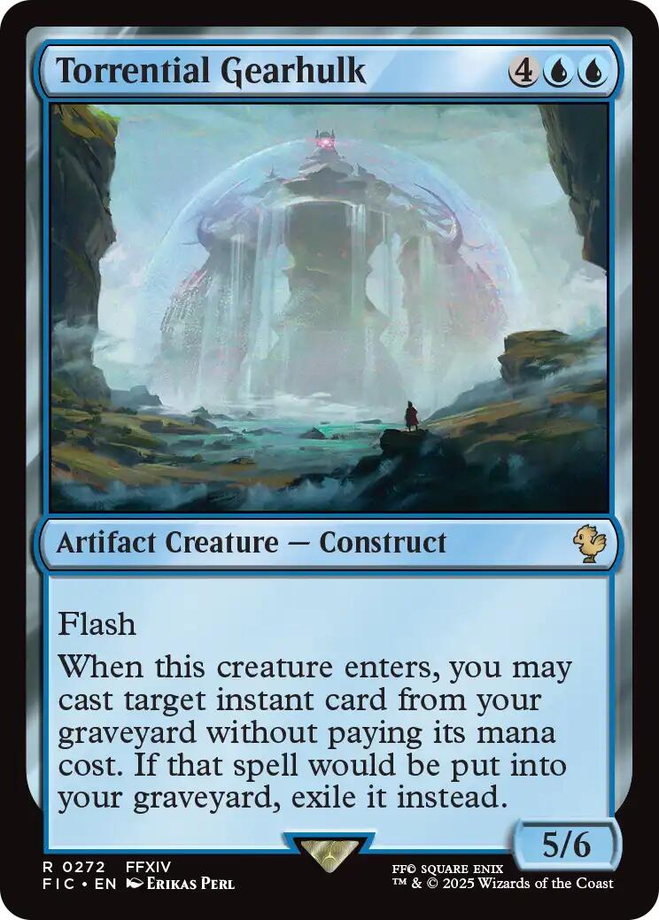 Torrential Gearhulk (Surge Foil) [FINAL FANTASY Commander] | Magic Magpie