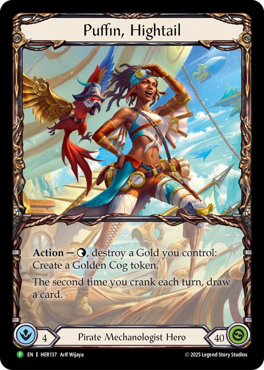Puffin, Hightail [HER137] (Promo)  Rainbow Foil | Magic Magpie