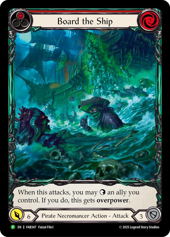 Board the Ship [FAB347] (Promo)  Rainbow Foil | Magic Magpie