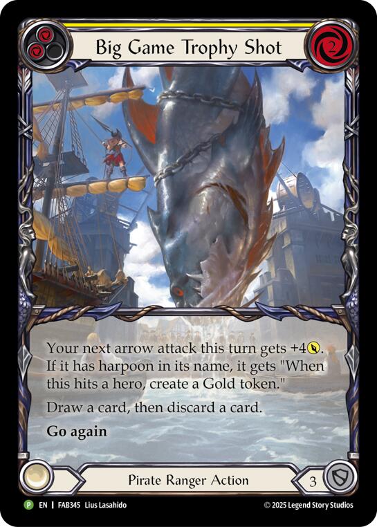 Big Game Trophy Shot [FAB345] (Promo)  Rainbow Foil | Magic Magpie