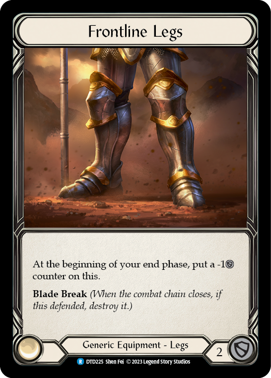 Frontline Legs [DTD225] (Dusk Till Dawn)  Cold Foil | Magic Magpie