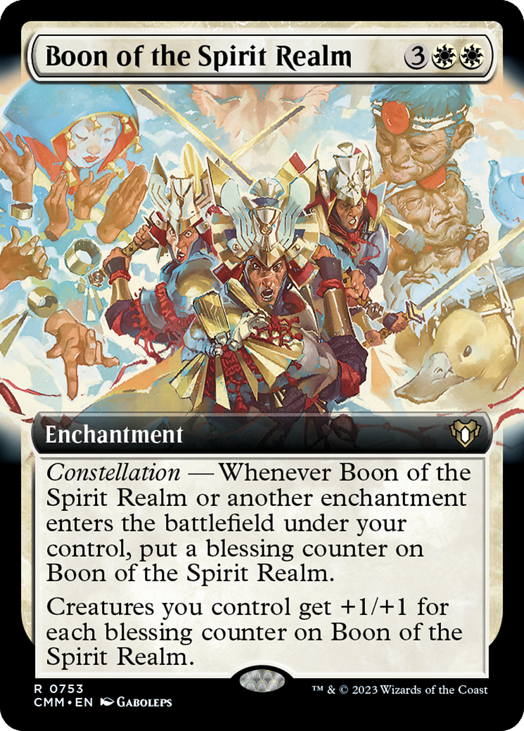 Boon of the Spirit Realm (Extended Art) [Commander Masters] | Magic Magpie