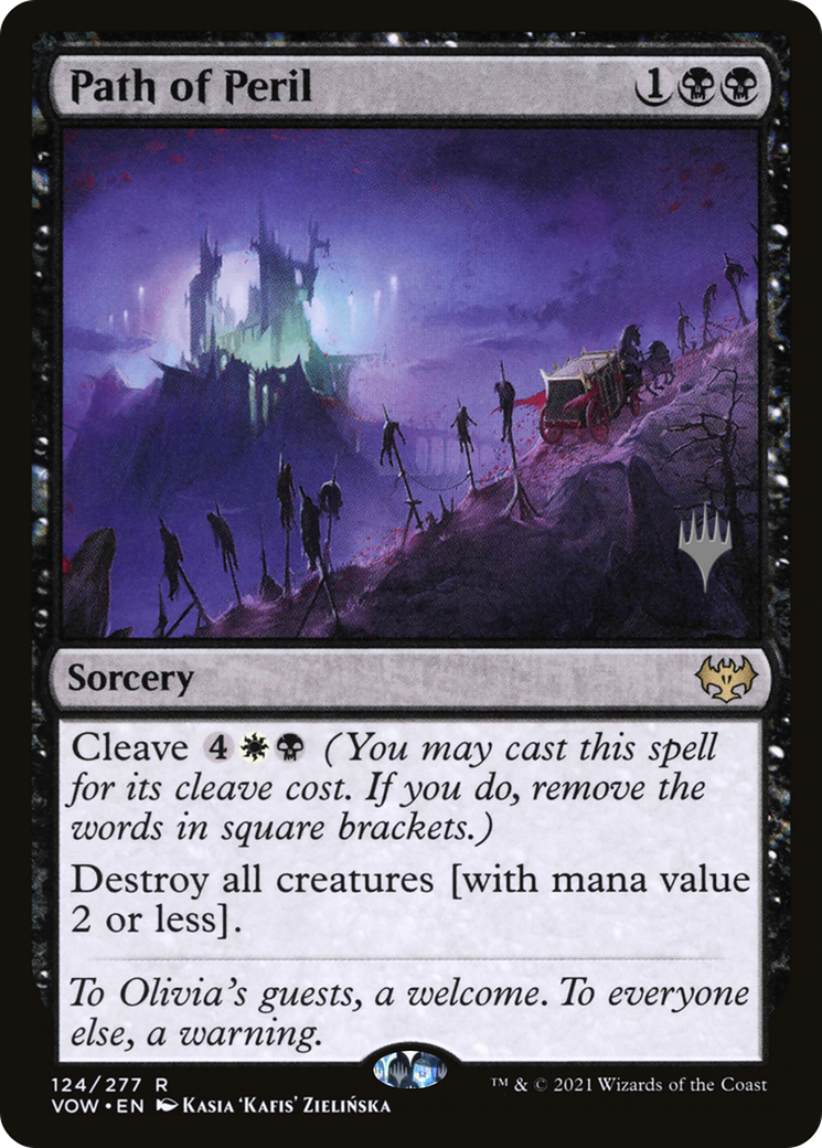 Path of Peril (Promo Pack) [Innistrad: Crimson Vow Promos] | Magic Magpie