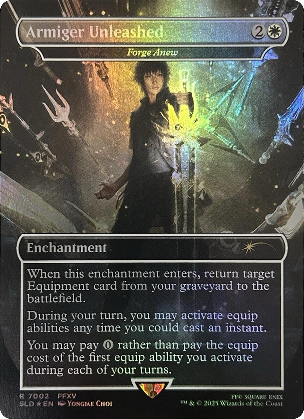 Armiger Unleashed - Forge Anew (Rainbow Foil) [Secret Lair Drop Series] | Magic Magpie