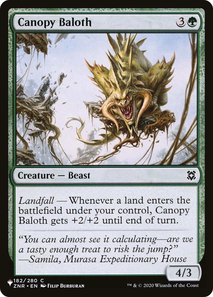 Canopy Baloth [The List] | Magic Magpie