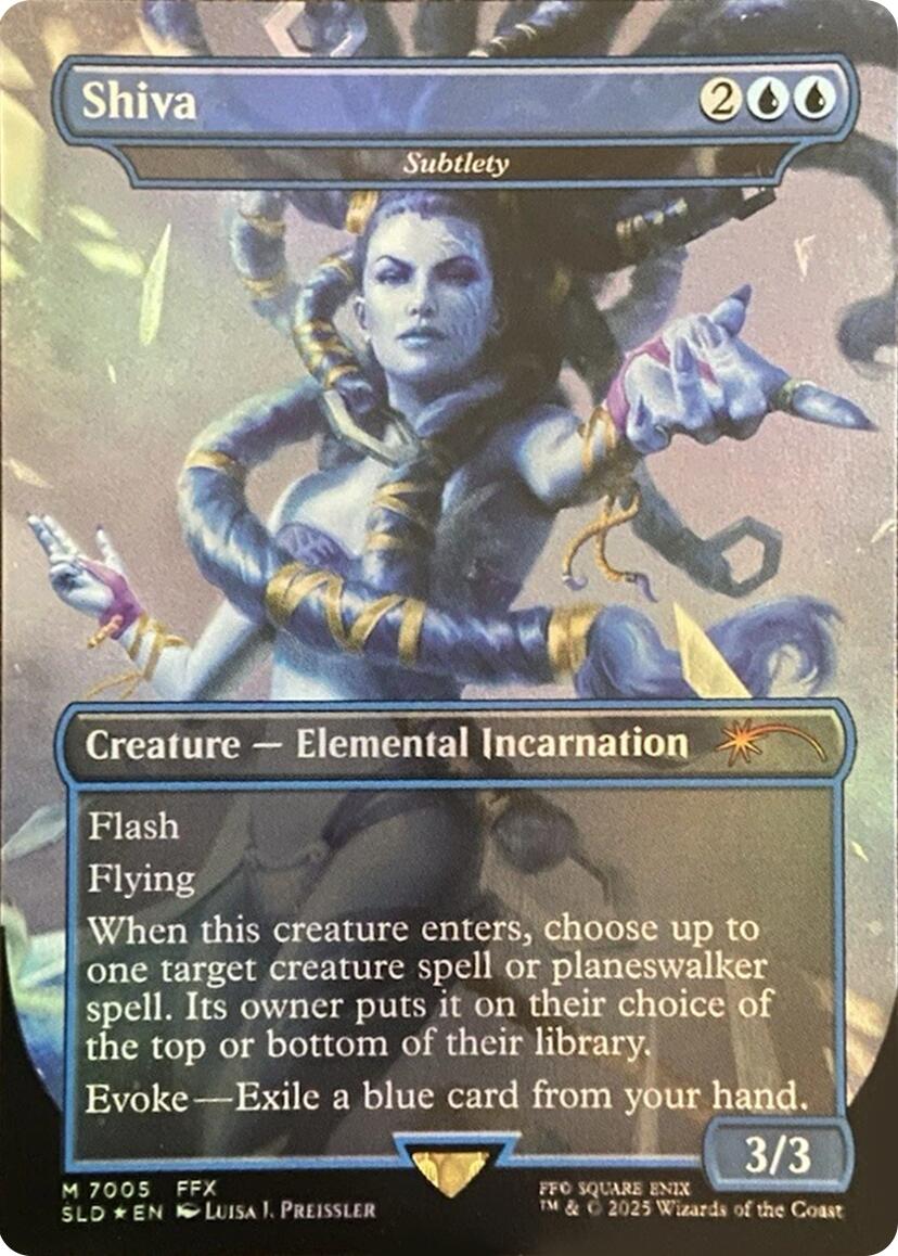 Shiva - Subtlety (Rainbow Foil) [Secret Lair Drop Series] | Magic Magpie